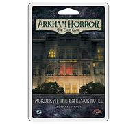 Fantasy Flight Games , Arkham Horror The Card Game: Scenario Pack - 5. Murder at The Excelsior Hotel, Card Game, Ages 14+, 1 to 4 Players, 60 to 120 Minutes Playing Time