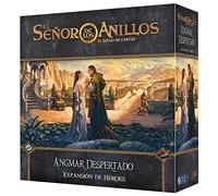 Fantasy Flight Games, El Señor de los Anillos LCG MEC107ES, Angmar despertado Expansión de Héroes, Juego de Cartas en Español, Multicolor