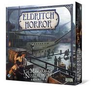 Fantasy Flight Games | Eldritch Horror: Las máscaras de Nyarlathotep | Expansión | Juego de Mesa Cooperativo de Misterio | A Partir de 14 Años | De 1 a 8 Jugadores | 2-4 Horas por Partida | Español