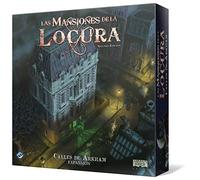 Fantasy Flight Games | Las Mansiones de la Locura: Calles de Arkham | Expansión Cooperativa de Investigación y Terror | A Partir de 14 Años | De 1 a 5 Jugadores | 2-3 Horas por Partida | Español