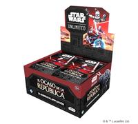 Fantasy Flight Games – Juego Star Wars Unlimited: El Ocaso de la República, Caja 24 sobres, Español