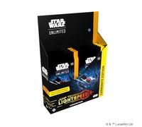 Fantasy Flight Games - Star Wars: Unlimited TCG Jump to Lightspeed Carbonite Booster Display - 12 Packs, Exclusive Cards, Foils & Hyperspace Variants! Ages 12+, 2+ Players, 20 Min Playtime