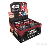 Fantasy Flight Games - Star Wars: Unlimited TCG Twilight of The Republic Booster Display (Set of 24 Booster Packs) - Trading Card Game for Kids & Adults, Ages 12+, 2+ Players, 20 Min Playtime