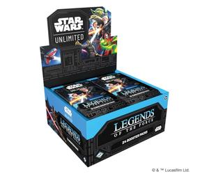 Fantasy Flight Games - Star Wars: Unlimited Trading Card Game | Legends of the Force - 24 Booster Packs Featuring Jedi, Sith & Iconic Characters, Ages 12+, 2+ Players, 20 Minute Playtime