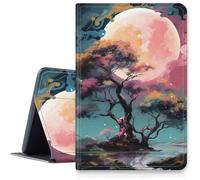 Fantasy Flower Tree - Funda para iPad Air de 13 pulgadas 2024 M2, a prueba de golpes, de piel sintética, plegable, ajustable, con función de apagado y encendido automático para iPad Air de 13 pulgadas