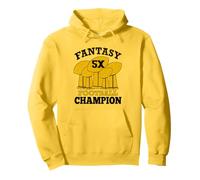 Fantasy Football 5X Campeón Cinco Veces Campeón Trofeo Ganador Sudadera con Capucha