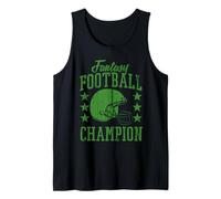 Fantasy Football League Champion- American Draft, EE.UU. Deportes Camiseta sin Mangas
