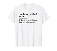 Fantasy Football Player Opa Grandpa Definition Camiseta