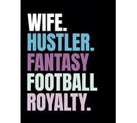 Fantasy Football Winner Notebook for Ladies: Fantasy Football First Place, Wide Ruled Journal, Girl Themed, Gift for Female Champion