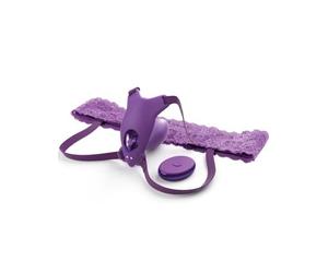 Fantasy for her - arnes mariposa g-spot con vibrador, recargable & control remoto violeta