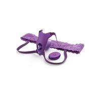 Fantasy For Her Arnés Mariposa G-Spot con Vibrador, Recargable y Control Remoto Violeta