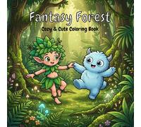 Fantasy Forest: Cozy & Cute Coloring Book