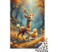Fantasy Forest Creatures Rompecabezas Imposible,desafío para Adultos Entretenimiento Creativo 1000 Piezas Obra De Arte De Juego De para Adultos Y Niños 52x38cm/1000pcs
