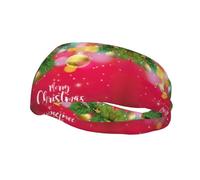 Fantasy Gold Christmas Balls Healthy Sports Decorative Fashion Sports Sweat-Absorbente Diadema, Diadema, Buena Elasticidad, Se Puede Utilizar En Todas Las Temporadas, Tanto Hombres Como Mujeres Pueden