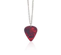 Fantasy Horror Drama Unique Hellfire Club Eddie Munson - Collar con colgante de púa de guitarra geométrica para mujeres y hombres