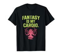 Fantasy Is My Cardio Unicorn - Cuerda de Saltar para Fitness, diseño de Unicornio Camiseta