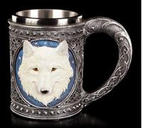 Fantasy Jarro, Jarra - Solitario Lobo Grande - Cáliz Jarra de Cerveza
