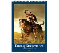 Fantasy Kriegerinnen (Wandkalender 2026 DIN A2 hoch), CALVENDO Monatskalender: Starke Frauen in der Fantasy-Kunst, ein Traum für alle Fans.