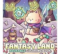 Fantasy Land Coloring Book: Fairy Tale Adventure Coloring Pages Featuring Woodland Pals, Dreamy Landscapes, and Enchanting Moments for Teens & Adults