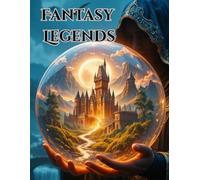 Fantasy Legends: An Adult Coloring Book of Mythical Creatures, Gods, and Magical Fantasy Worlds