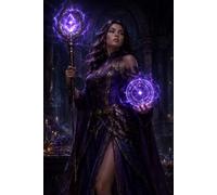 Fantasy Mage Journal: Arcane Magic Sorceress for Women: Arcane Mage Notebook: Fantasy Spellcaster