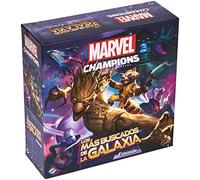 Expansión de juego de cartas Asmodee Marvel Champions Los más buscados de la galaxia cooperativa para 4 jugadores