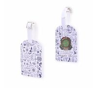 Fantasy Movie Inspire - Etiqueta de equipaje con agujero para puerta, libro de regalo, literatura para fanáticos, amantes de la literatura, etiqueta de identificación de maleta (Simple Life-taguk)