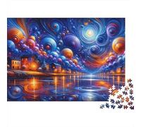 Fantasy Night Sky Landscape Rompecabezas Imposible,desafío for Adults Juego Educativo 1000 Piezas Obra De Arte De Juego De para Adultos, Regalos A Partir De 14 Años 70x50cm/1000pcs