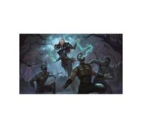 Fantasy North - Drain Life - TCG Trading Card Game Playmat and Mouse Pad - 24 x 14 pulgadas - Perfecto para el comandante MAGIC MTG Pokemon Yugio