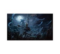 Fantasy North - The Midnight Hour - Tapete de juego y alfombrilla de ratσn para juego de cartas coleccionables TCG - 24 x 14 pulgadas - Perfecto