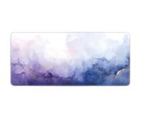 Fantasy Painted Aesthetic Extended Mouse Mat with Stitched Edge, Large Non-Slip Rubber Base for PC Gamer, Office, Home (80x30cm)