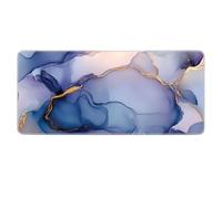 Fantasy Painted Aesthetic Extended Mouse Mat with Stitched Edge, Large Non-Slip Rubber Base for PC Gamer, Office, Home (80x30cm)