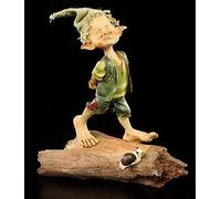 Fantasy Pixie Kobold Figura - Aquí Bin Ich Der Chef - Individualmente Figura Decorativa, Pintado a Mano