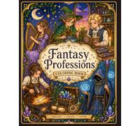 Fantasy Professions Coloring Book: 29 Magical Careers to Color Featuring Dragon Archivists, Unicorn Tailors, Moon Rabbit Pharmacists, Forest Spirit Cartographers & More