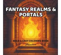 Fantasy Realms & Portals: Stress Relief Fantasy Art Coloring Book with Enchanted Realms, Magical Portals, and Dreamlike Escapes