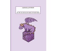 Fantasy Roleplaying Game Campaign Notebook Purple D20 Dragon Cover A5: RPG Journal for Tabletop Adventures | 90 College Ruled Pages & 30 Grid Pages | For Players & Game Masters