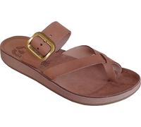 Fantasy Sandals - Flex Sole Technology - Discover the BUBBLE EFFECT - Sandalias de piel Ligeras y suaves CONSTANTIA, Capuchino, 38 EU