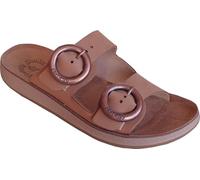 Fantasy Sandals - Flex Sole Technology - Discover the BUBBLE EFFECT - Sandalias de piel Ligeras y suaves - JOYA, Capuchino, 38 EU