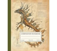 Fantasy Sea Dragon Composition Notebook College Ruled: Vintage Scientific Illustration **| 7.5x9.25 in **| 110 Pages **| Marine Biology Style: Ocean ... for Students & Marine Life Enthusiasts