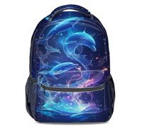 Fantasy Starry Sky Capybara - Mochila unisex con estampado de dibujos animados 3D, mochila de viaje de moda, Estampado 3, L