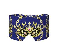 Fantasy Tiara - Antifaz ajustable para dormir y orejeras, diadema unisex para dormir de lado (26.8 x 4.3 pulgadas), cubierta cómoda para viajes en interiores y exteriores, para yoga
