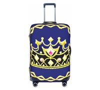 Fantasy Tiara - Funda protectora para maleta de carrito, antiarañazos, protector de equipaje, 18-32 pulgadas, adecuado para viajes, viajes de negocios, White, L