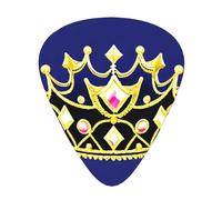Fantasy Tiara - Púas de guitarra impresas para guitarristas acústicos, eléctricos y de banda, 12 piezas en 3 grosores diferentes