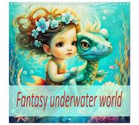 Fantasy underwater world (Wall Calendar 2026 12" x 24" / 30 x 60 cm (open)) CALVENDO 12 Month Wall Calendar