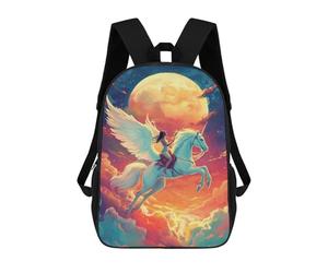 Fantasy Unicorn Ride Mochilas Escolares, De Viaje Y Universitarias Para Hombres, Mujeres Y Adolescentes 17inch
