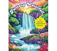 Fantasy Waterfall Coloring Book