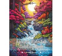 Fantasy Waterfall Coloring Book (Fantasy Coloring)
