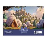 Fantasy_World 1000 Piece Corte Preciso Rompecabezas Enchanted Kingdom Vibrante Jigsaw Regalo Niños 70x50cm/1000pcs