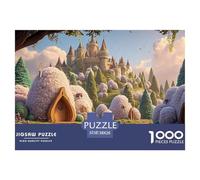 Fantasy_World 1000 Piezas Corte Preciso Rompecabezas Enchanted Kingdom Divertido Jigsaw Educativo Amigos 38x26cm/1000pcs