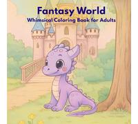 Fantasy World: Whimsical Fantasy Coloring Book for Adults